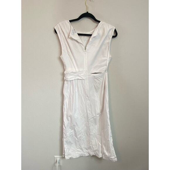 Love, Whit White Cut Out Sheath size S white midi dress - Picture 5 of 5